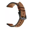 TECH-PROTECT cinturino in pelle per Samsung Galaxy Watch 4 / 5 / 5 Pro (40 / 42 / 44 / 45 / 46 mm) marrone