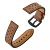 TECH-PROTECT cinturino in pelle per Samsung Galaxy Watch 4 / 5 / 5 Pro (40 / 42 / 44 / 45 / 46 mm) marrone