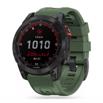 TECH-PROTECT ICONBAND cinturino in silicone Garmin Fenix 5 / 6 / 6 Pro / 7 verde militare