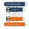 Tech-Protect Iconband per Garmin Fenix 3 / 5X / 3HR / 5X Plus / 6X / 6X Pro / 7X nero