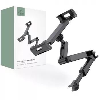 TECH-PROTECT V1 supporto auto per poggiatesta estensibile nero