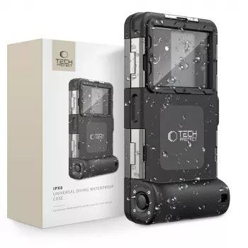 TECH-PROTECT IPX8 custodia impermeabile universale per immersioni nero