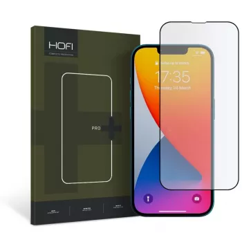 HOFI Glass Pro+ pellicola protettiva in vetro temperato per Apple iPhone 13 / 13 Pro / 14, nero