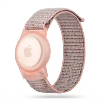 TECH-PROTECT Nylon per bambini Apple AirTag rosa