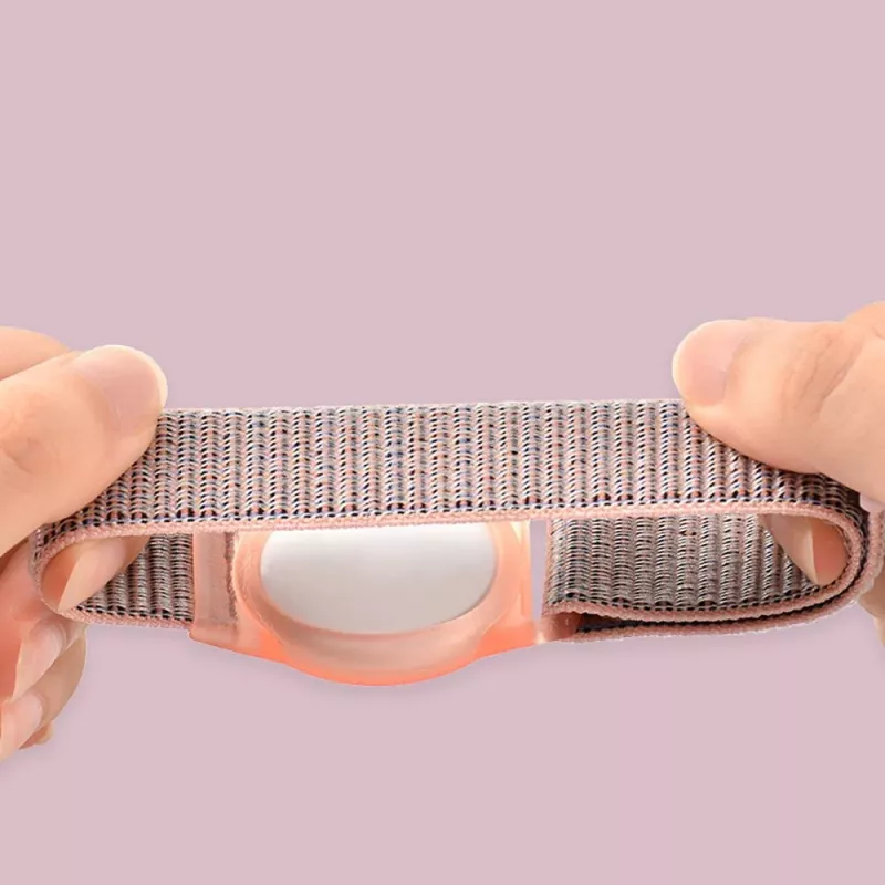 TECH-PROTECT Nylon per bambini Apple AirTag rosa
