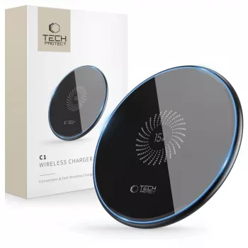 TECH-PROTECT QI15W-C1 caricatore wireless 15W nero