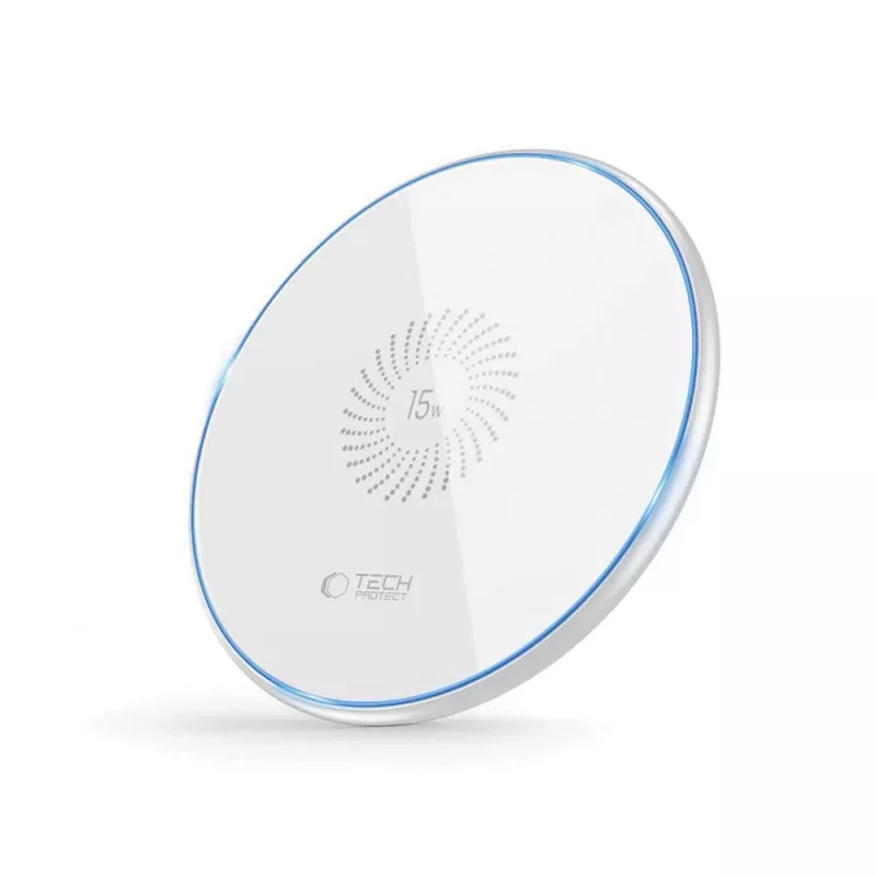 TECH-PROTECT QI15W-C1 caricatore wireless 15W bianco