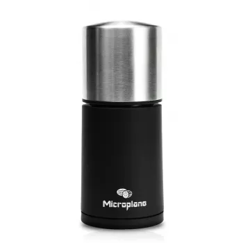Microplane Spice Mill grattugia per noce moscata 2-in-1 - nero/trasparente