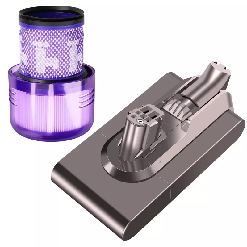 Extralink Batteria ricaricabile di ricambio per Dyson V12 25,2V 2500mAh + filtro