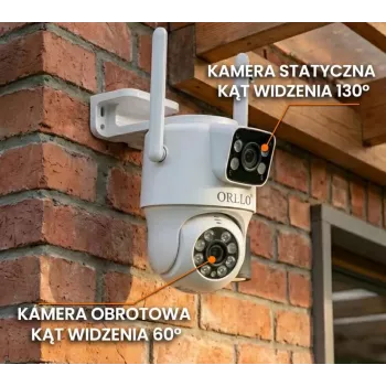 HILOOK Orllo TZ19 Telecamera IP duale (4MP+4MP Wi-Fi 4K IA)