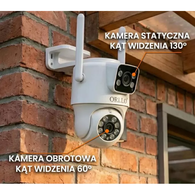 HILOOK Orllo TZ19 Telecamera IP duale (4MP+4MP Wi-Fi 4K IA)
