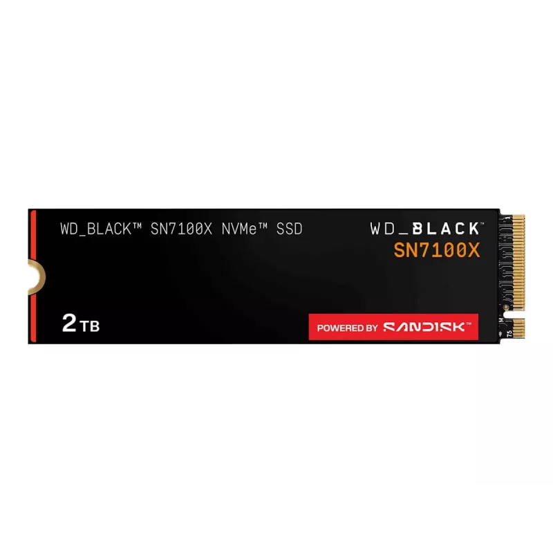 WD WD_BLACK SN7100X - SSD - 2 TB - Interno - M.2 2280 - PCI Express 5.0 x4 (NVMe)