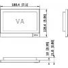 Hikvision DS-KH8381-TE1 Monitor interno citofono video IP 7 pollici touchscreen