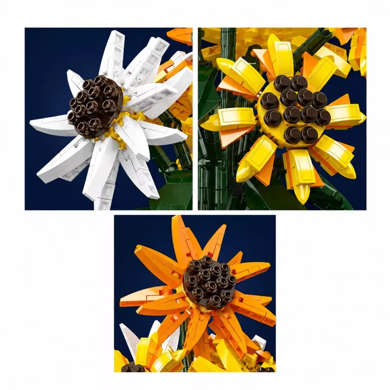 Mould King Sunflower Potted 24111 Set di costruzioni (854 pezzi)