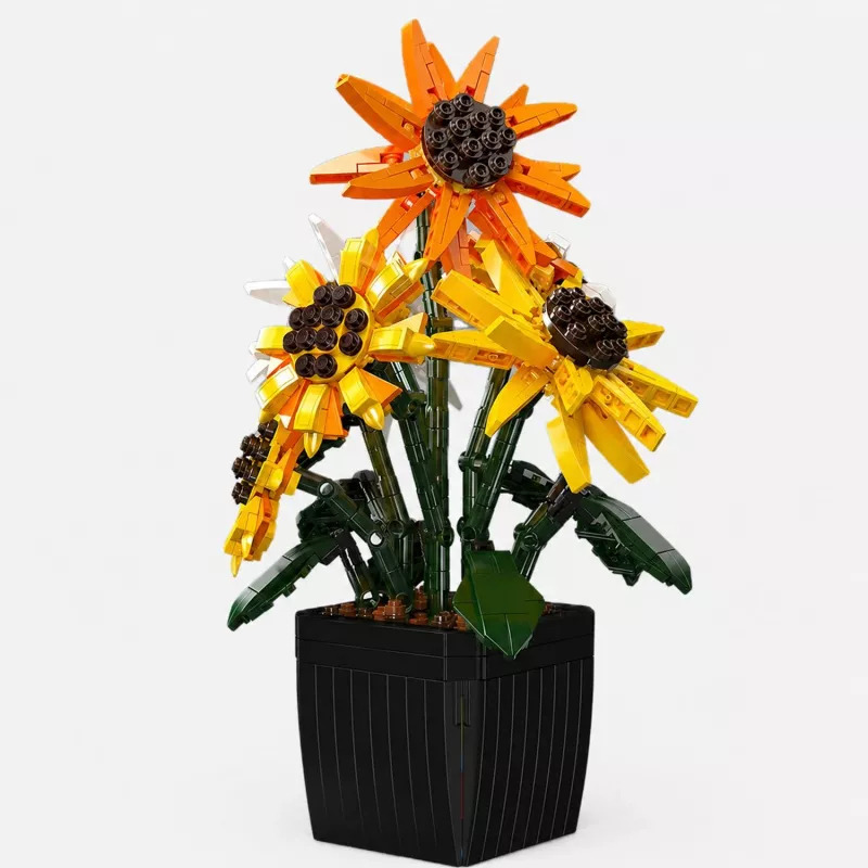 Mould King Sunflower Potted 24111 Set di costruzioni (854 pezzi)