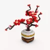 Mould King Plum Blossom Botanical 24120 Set di costruzioni (393 pezzi)