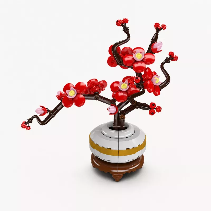 Mould King Plum Blossom Botanical 24120 Set di costruzioni (393 pezzi)