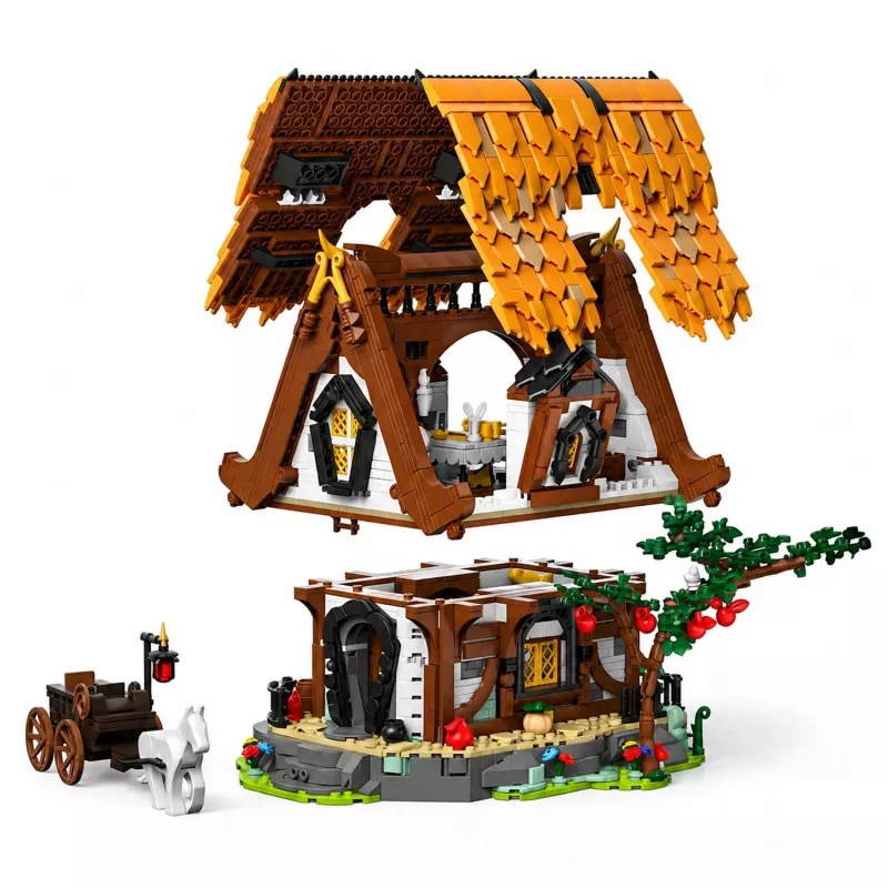 Mould King Medieval World Log Cabin 16054 Set di costruzioni (2192 pezzi)