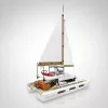 Mould King Catamarano Barca a vela 10217 Set di costruzioni (890 pezzi)