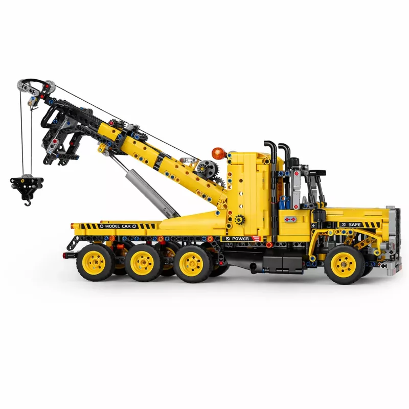 MOULD KING Abschleppwagen 17011S Set di costruzioni (1277 pezzi) - Modello Technic radiocomandato e controllato da app