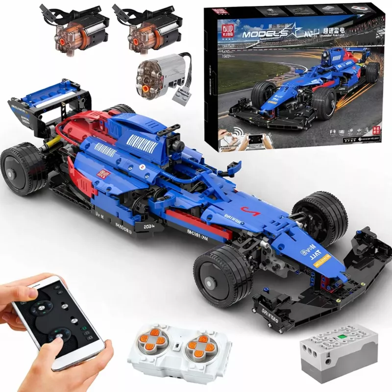 MOULD KING Formel-Rennwagen 18024B set di mattoncini (1065 pezzi)
