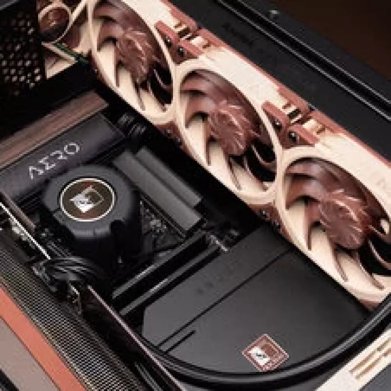 Noctua NL-LC1-36 dissipatore liquido AIO 360mm, nero/marrone