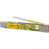 STABILA 600 2 m metro pieghevole in legno metrico bianco/giallo