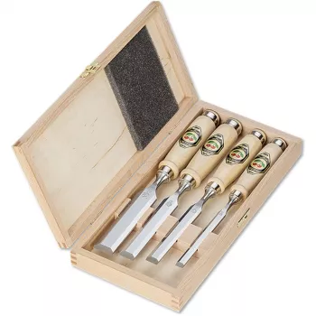 Kirschen set di scalpelli 4 pezzi 1141 HK in scatola di legno