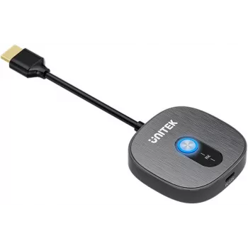 Unitek Ricevitore HDMI wireless aggiuntivo per trasmettitore V1711A, Nero