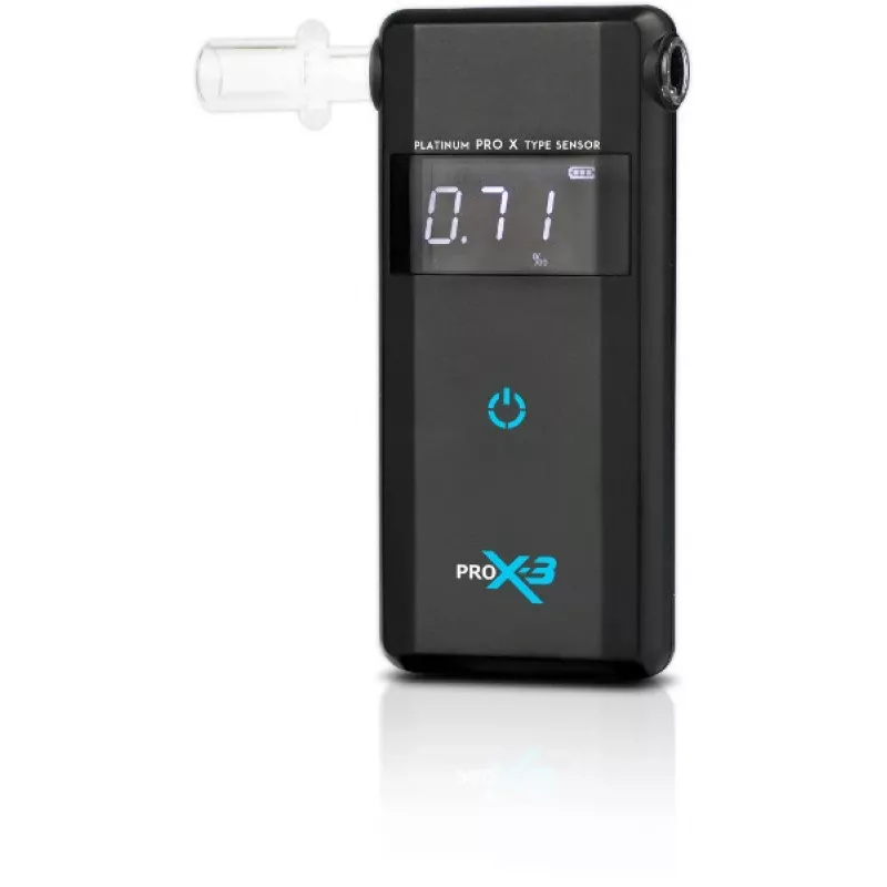 AlcoFind PRO-X-3 etilometro con boccagli, calibrazione 12 mesi