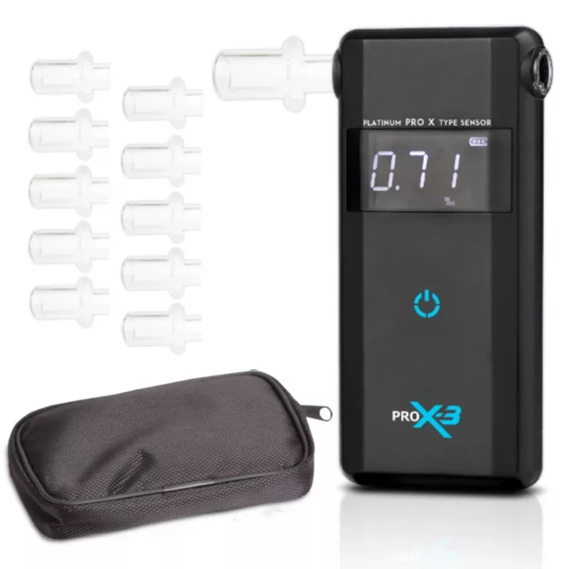 AlcoFind PRO-X-3 etilometro con boccagli, calibrazione 12 mesi