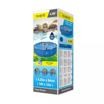 AVENLI set piscina rotonda 427x84
