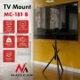 Maclean supporto/stand da terra per TV, 27-55 pollici, VESA 200x200, 60 kg, nero, MC-181 B