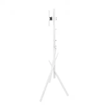 Maclean supporto/stand da terra per TV, 27-55 pollici, VESA max 200x200, max 60 kg, bianco, MC-181 W