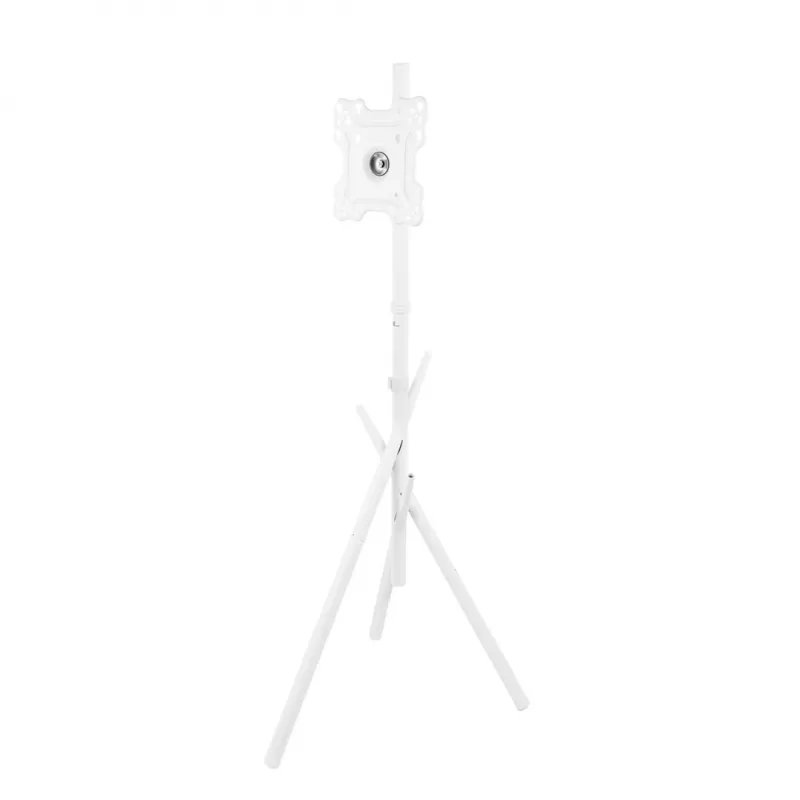 Maclean supporto/stand da terra per TV, 27-55 pollici, VESA max 200x200, max 60 kg, bianco, MC-181 W