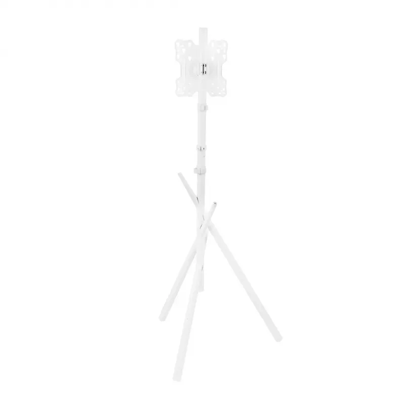 Maclean supporto/stand da terra per TV, 27-55 pollici, VESA max 200x200, max 60 kg, bianco, MC-181 W