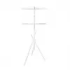 Maclean supporto/stand da terra per TV, 37-80 pollici, VESA max 600x400, max 60 kg, bianco, MC-182 W