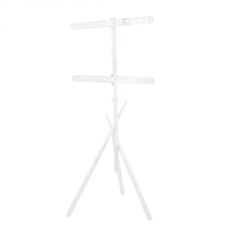 Maclean supporto/stand da terra per TV, 37-80 pollici, VESA max 600x400, max 60 kg, bianco, MC-182 W