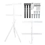 Maclean supporto/stand da terra per TV, 37-80 pollici, VESA max 600x400, max 60 kg, bianco, MC-182 W