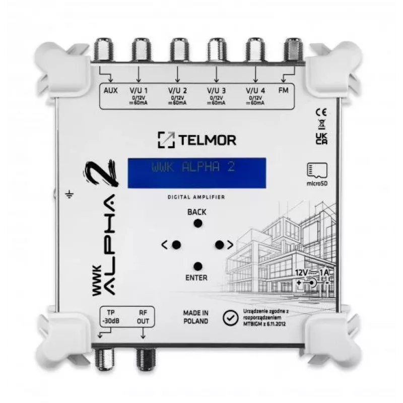 TELMOR WWK-ALPHA-2 amplificatore di canale digitale