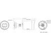 Hikvision DS-2CD2083G2-LI2U(2.8mm)(BLACK) telecamera IP bullet fissa 8MP AcuSense con Smart Hybrid Light
