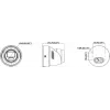 Hikvision DS-2CD2H123G2-LIZS2UY/SL(2.8-12mm)/O-STD telecamera IP turret 2MP AcuSense con luce flash e avviso audio