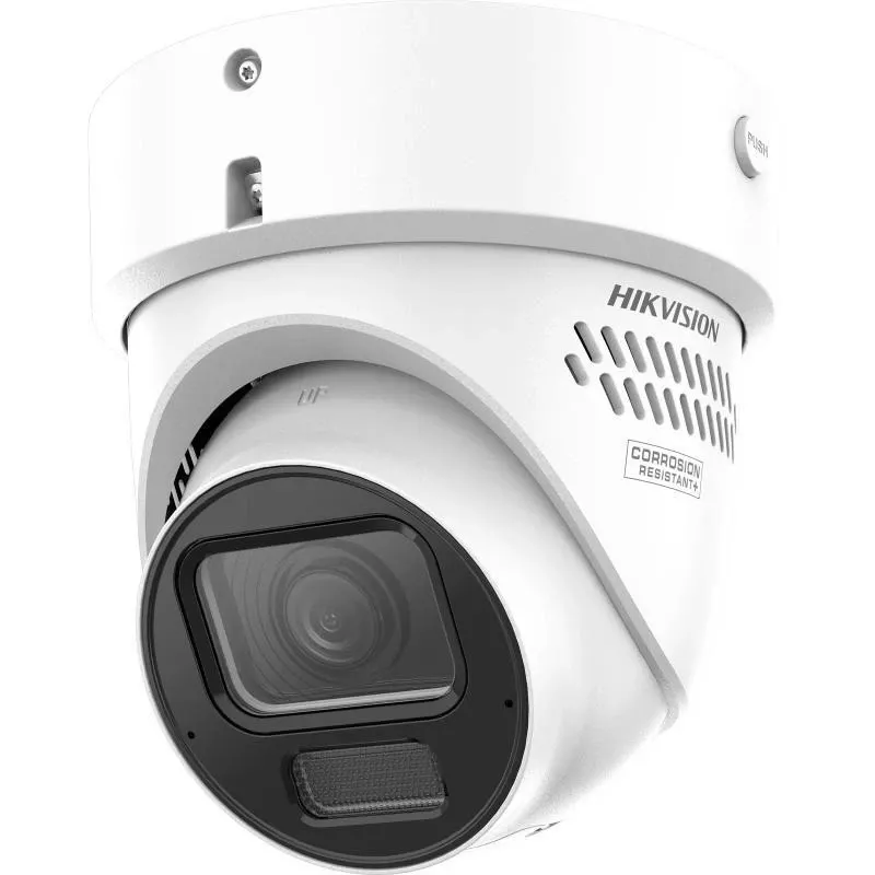 Hikvision DS-2CD2H123G2-LIZS2UY/SL(2.8-12mm)/O-STD telecamera IP turret 2MP AcuSense con luce flash e avviso audio