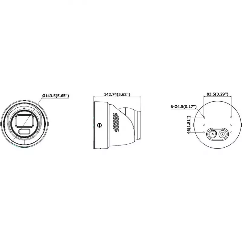 Hikvision DS-2CD2H123G2-LIZS2UY/SL(2.8-12mm)/O-STD telecamera IP turret 2MP AcuSense con luce flash e avviso audio