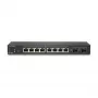 SonicWall Switch SWS12-8 - Switch Gigabit Ethernet managed - 8 x 10/100/1000 + 2 x Gigabit SFP - Desktop