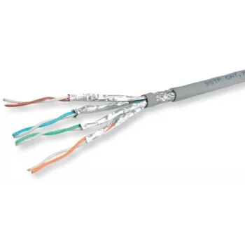 ROLINE Cavo in bobina S/FTP Cat.6A (Class EA) LSOH Solid Wire, 100 m, grigio
