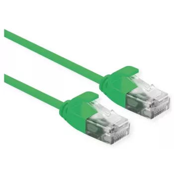 ROLINE Cavo patch UTP DataCenter Cat.6A (Class EA), LSOH, Slim, verde, 3 m