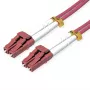 ROLINE LC-LC OM4 cavo patch in fibra, armato in acciaio, LSOH, viola, 3 m