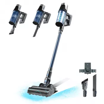 CECOTEC Conga Rockstar RS50 Aspirapolvere a batteria ricaricabile, nero/turchese