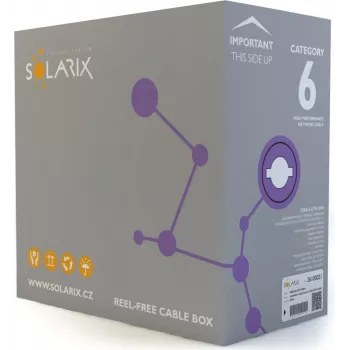 SOLARIX Cavo di rete Cat.6 U/UTP LSOH Dca 305m grigio